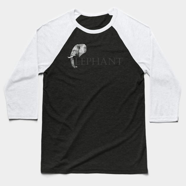 elephant Baseball T-Shirt by Amartwork